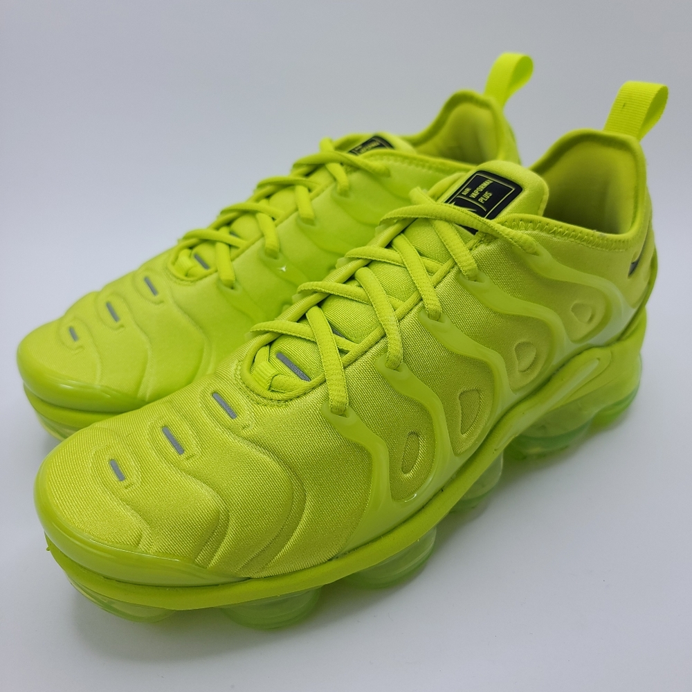 Nike Women's VaporMax Plus Shoes Tennis Ball Neon DX1784-300 - Picture 5 of 7